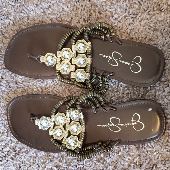 Jessica Simpson Shoes - Jessica Simpson Carsi sandals-chocolate-7.5B